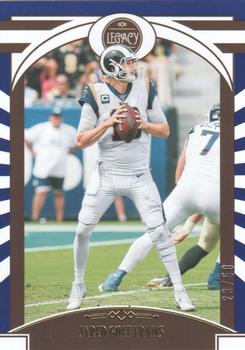 2020 Panini Legacy - Blue #96 Jared Goff Front