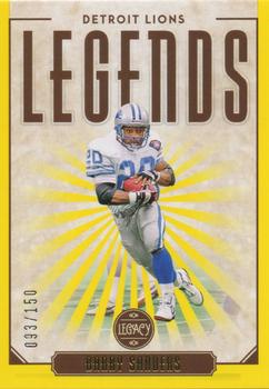 2020 Panini Legacy - Yellow #102 Barry Sanders Front