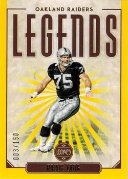 2020 Panini Legacy - Yellow #120 Howie Long Front