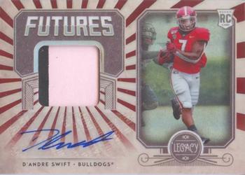 2020 Panini Legacy - Futures Patch Autographs Ruby #FP-DS D'Andre Swift Front