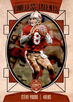 2020 Panini Legacy - Timeless Talents #TT-SY Steve Young Front