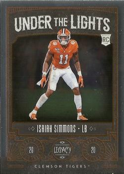 2020 Panini Legacy - Under the Lights #UL-IS Isaiah Simmons Front