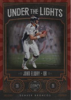 2020 Panini Legacy - Under the Lights Ruby #UL-JE John Elway Front