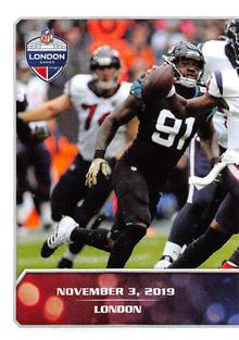 2020 Panini Sticker & Card Collection #7 London Game Front