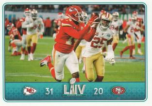 2020 Panini Sticker & Card Collection #25 Super Bowl LIV Front