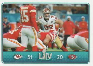 2020 Panini Sticker & Card Collection #28 Super Bowl LIV Front