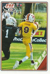 2020 Panini Sticker & Card Collection #31 Pop Warner Football Front