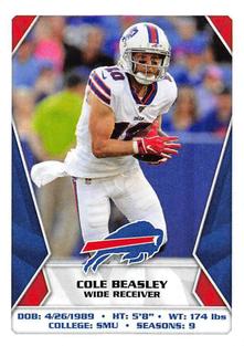 2020 Panini Sticker & Card Collection #44 Cole Beasley Front