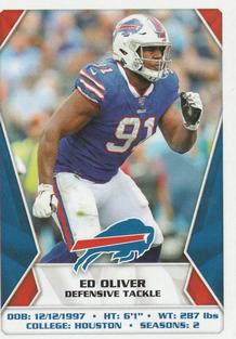 2020 Panini Sticker & Card Collection #46 Ed Oliver Front