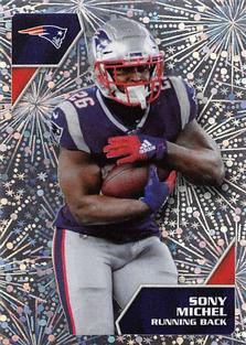 2020 Panini Sticker & Card Collection #70 Sony Michel Front