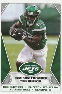 2020 Panini Sticker & Card Collection #92 Jamison Crowder Front