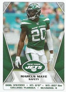 2020 Panini Sticker & Card Collection #100 Marcus Maye Front