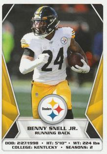 2020 Panini Sticker & Card Collection #155 Benny Snell Jr. Front
