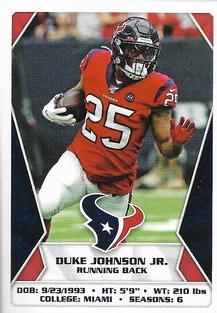 2020 Panini Sticker & Card Collection #171 Duke Johnson Jr. Front