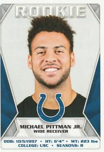2020 Panini Sticker & Card Collection #190 Michael Pittman Jr. Front