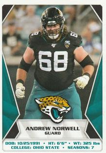 2020 Panini Sticker & Card Collection #207 Andrew Norwell Front