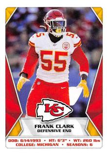 2020 Panini Sticker & Card Collection #257 Frank Clark Front
