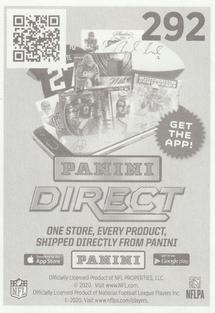 2020 Panini Sticker & Card Collection #292 Derwin James Jr. Back