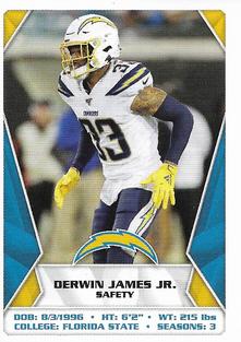 2020 Panini Sticker & Card Collection #292 Derwin James Jr. Front