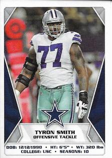 2020 Panini Sticker & Card Collection #304 Tyron Smith Front