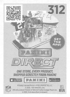 2020 Panini Sticker & Card Collection #312 Saquon Barkley Back