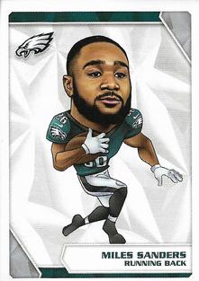 2020 Panini Sticker & Card Collection #327 Miles Sanders Front