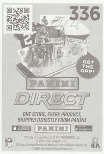 2020 Panini Sticker & Card Collection #336 Dallas Goedert Back