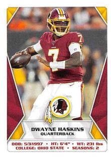 2020 Panini NFL Sticker & Card Collection #346 Dwayne Haskins Front