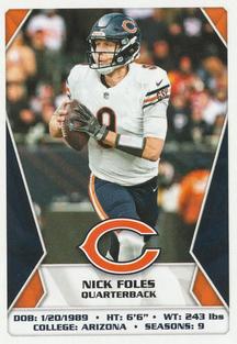 2020 Panini Sticker & Card Collection #362 Nick Foles Front
