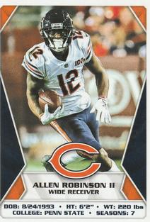 2020 Panini Sticker & Card Collection #365 Allen Robinson II Front