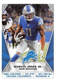 2020 Panini NFL Sticker & Card Collection #380 Marvin Jones Jr. Front