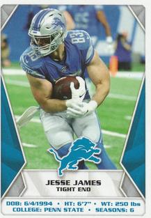 2020 Panini NFL Sticker & Card Collection #383 Jesse James Front