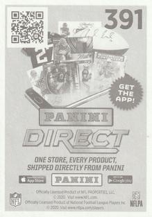 2020 Panini Sticker & Card Collection #391 Aaron Jones Back