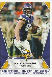2020 Panini Sticker & Card Collection #413 Kyle Rudolph Front