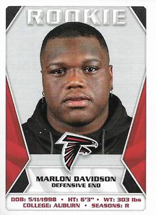 2020 Panini Sticker & Card Collection #432 Marlon Davidson Front