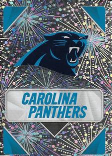 2020 Panini Sticker & Card Collection #437 Carolina Panthers Logo Front