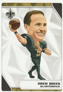 2020 Panini Sticker & Card Collection #455 Drew Brees Front