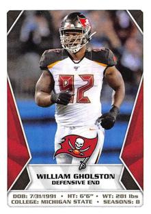 2020 Panini Sticker & Card Collection #481 William Gholston Front