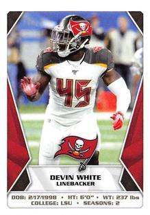 2020 Panini Sticker & Card Collection #484 Devin White Front