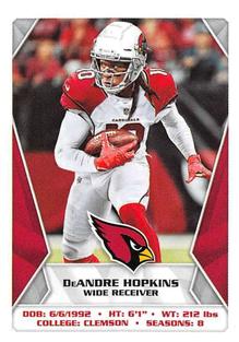 2020 Panini Sticker & Card Collection #491 DeAndre Hopkins Front