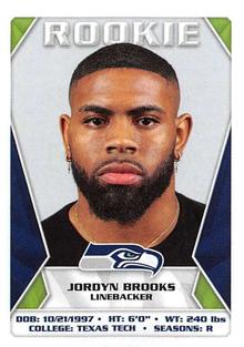 2020 Panini Sticker & Card Collection #544 Jordyn Brooks Front