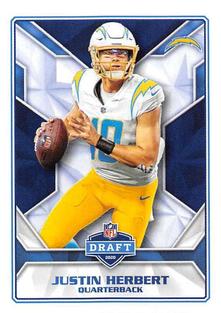 2020 Panini Sticker & Card Collection #552 Justin Herbert Front