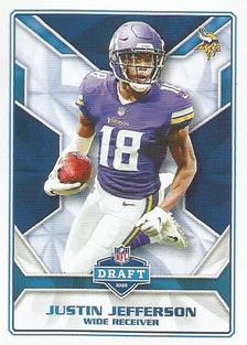 2020 Panini Sticker & Card Collection #556 Justin Jefferson Front