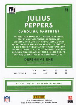 2020 Donruss #51 Julius Peppers Back