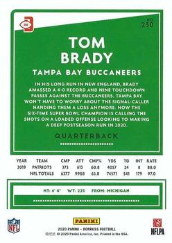 2020 Donruss #230 Tom Brady Back