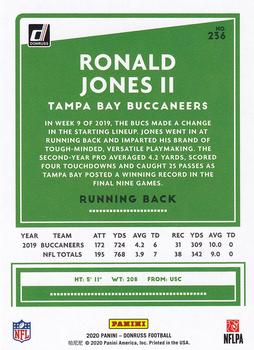 2020 Donruss #236 Ronald Jones II Back