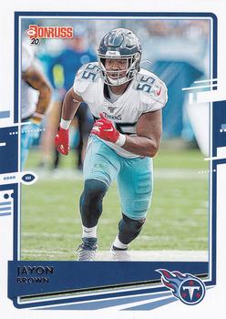 2020 Donruss #250 Jayon Brown Front