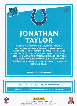 2020 Donruss #317 Jonathan Taylor Back