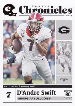 2020 Panini Chronicles Draft Picks - Red #8 D'Andre Swift Front