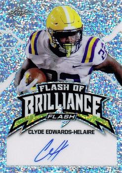 2020 Leaf Flash - Flash of Brilliance Autographs #FB-CEH Clyde Edwards-Helaire Front